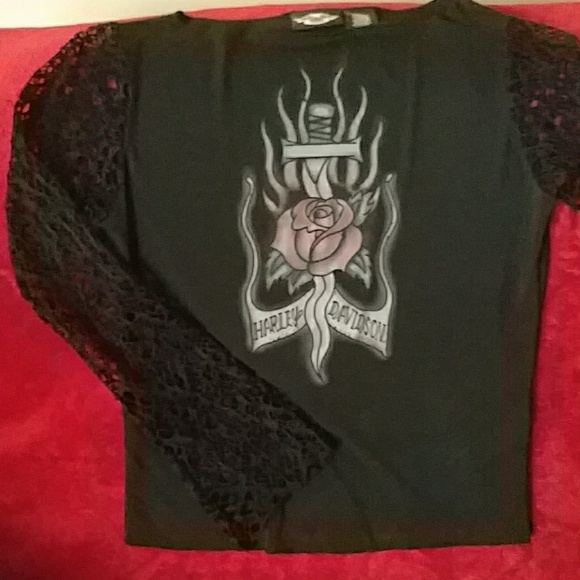 Officially Licensed Harley Davidson sz M lady top - Picture 1 of 4